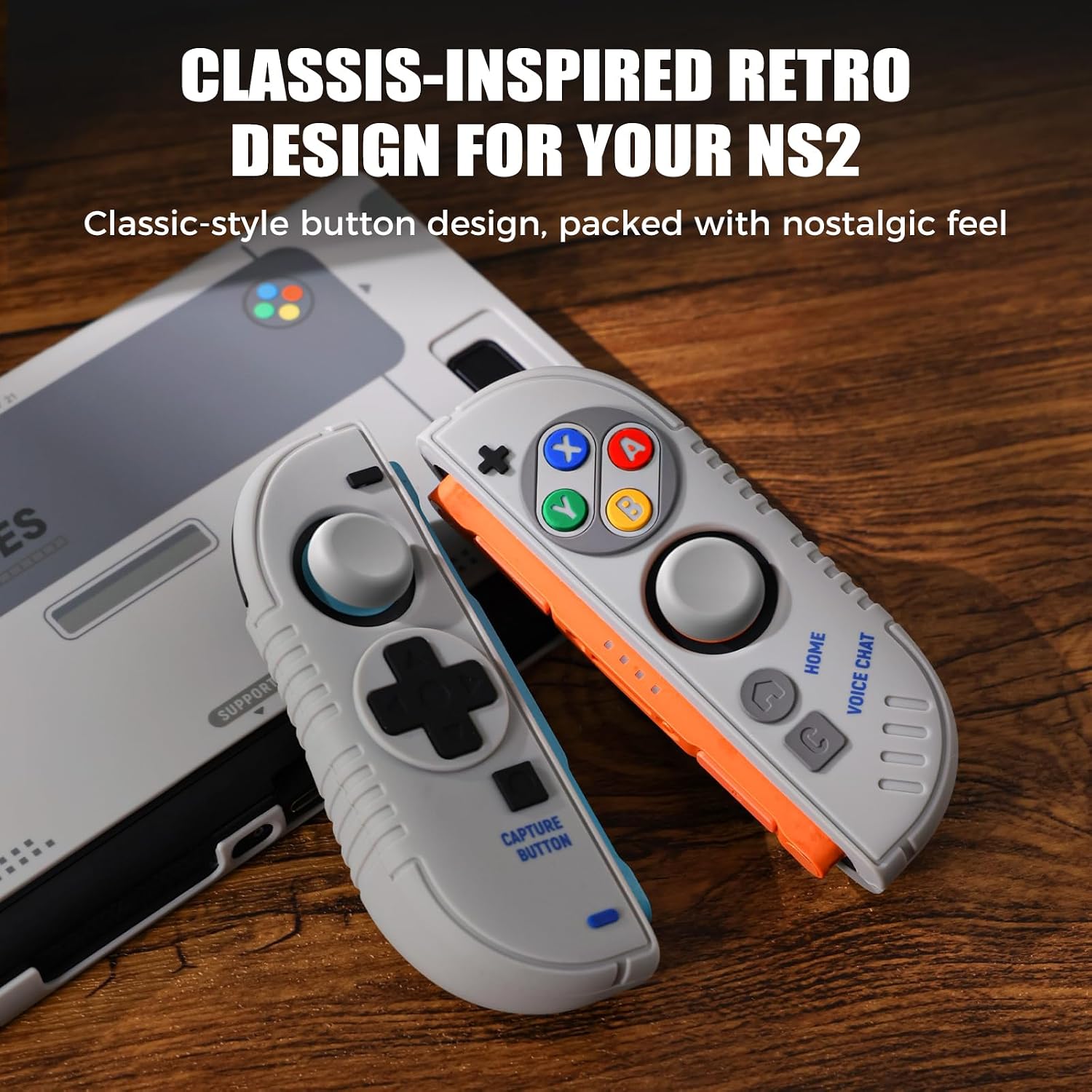 IINE Retro SFC Themed Full Bod - Gaming Console Buttons 评论和价格