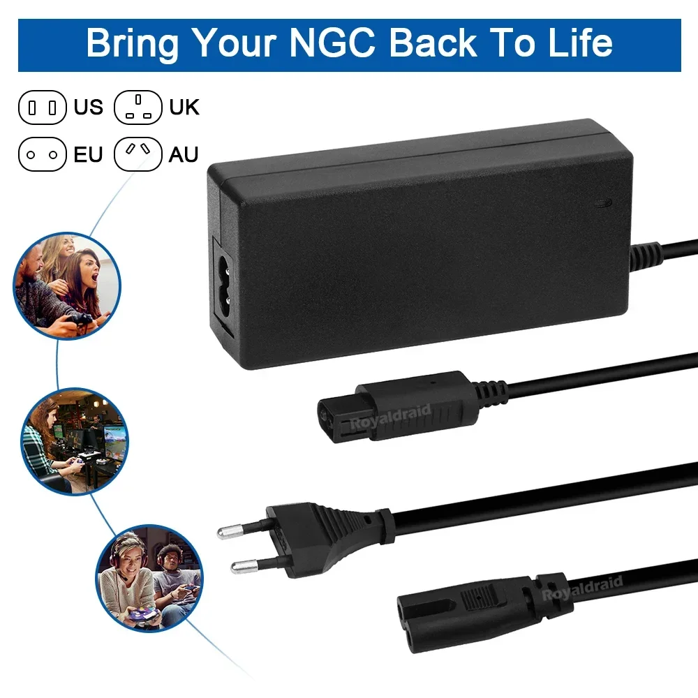 EU/US/UK/AU Plug AC Adapter Po - Gaming Console Buttons 评论和价格